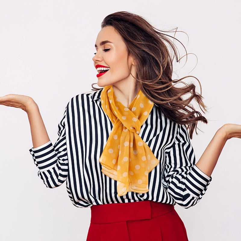 E-Clover Herebuy - Unique Women's Floral Scarves: Chiffon Flowers & Birds Printed Scarf - Image 3